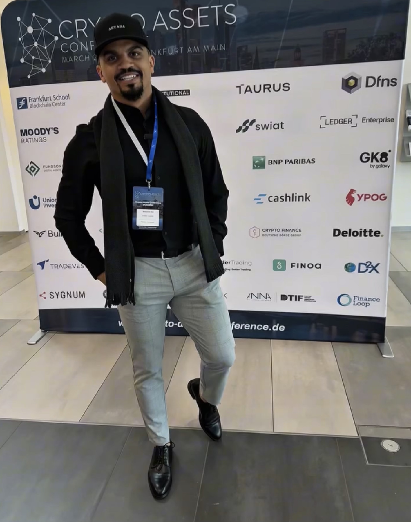 Antonio Ilin bei der Crypto Assets Conference in Frankfurt